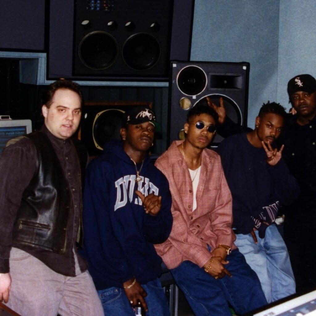 Dave Schumaker and Jodeci at Dajhelon Studios in Rochester NY