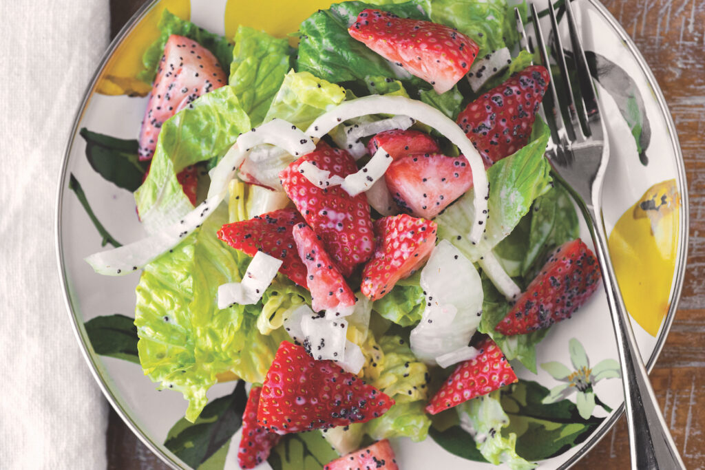 Strawberry and Onion Salad