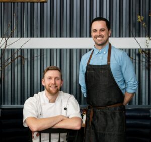 Executive baker John Bard and executive chef Steve Eakins at Rose Tavern at The Lake House at Canandaigua in the Finger Lakes NY