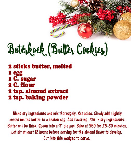 Boterkoek Butter cookies