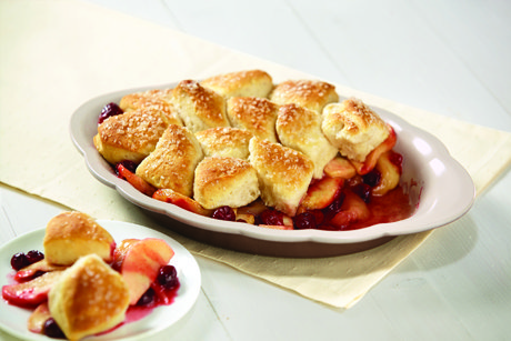 apple cranberry cobbler