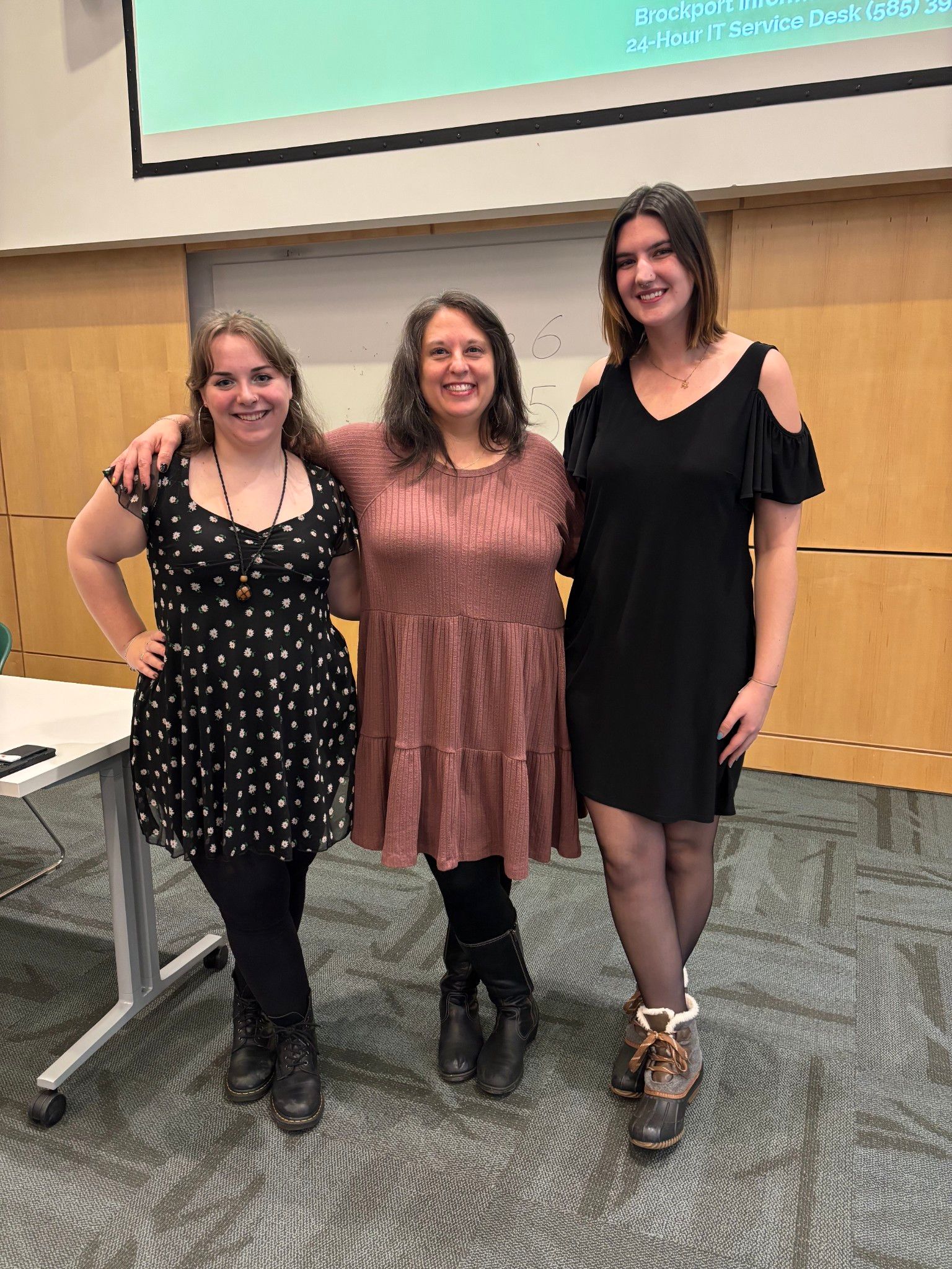 Paige Kingsley, Christine Green, and Erin Patanella