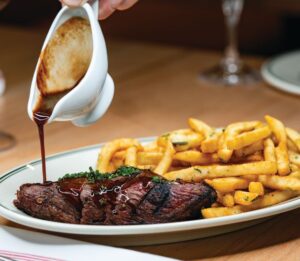 Steak frites from Redd Wood in Rochester, N.Y.