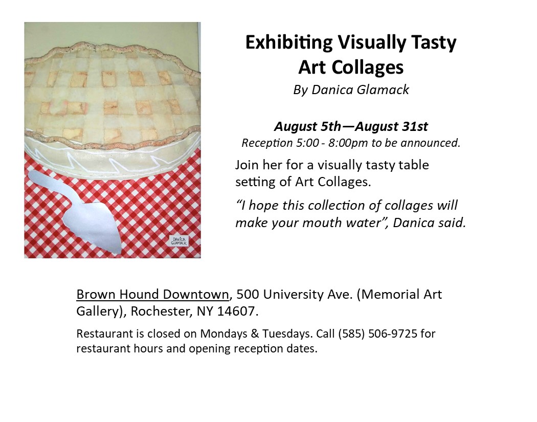 Exhibiting Visually Tasty Art Collages