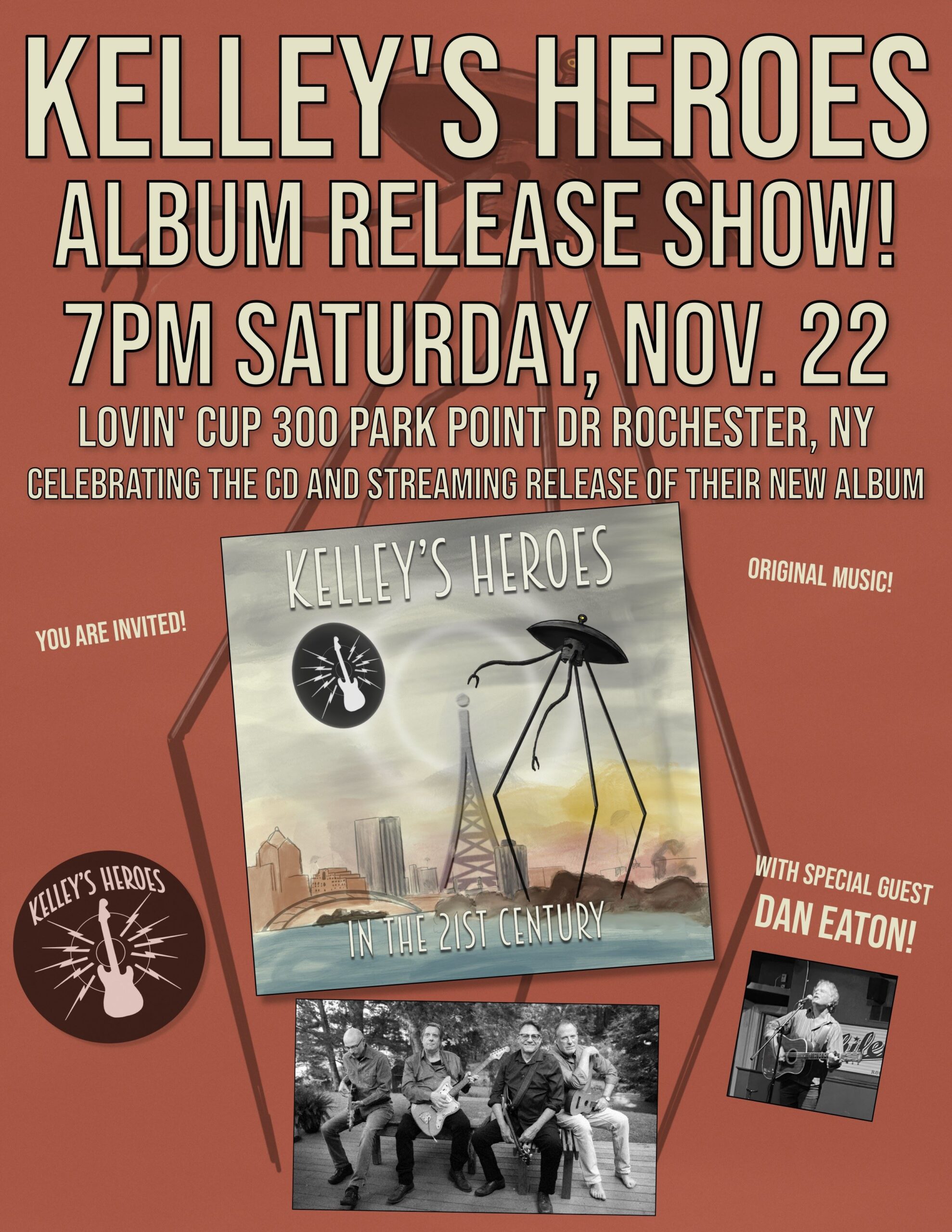 Kelley’s Heroes “In The 21st Century” Album Release