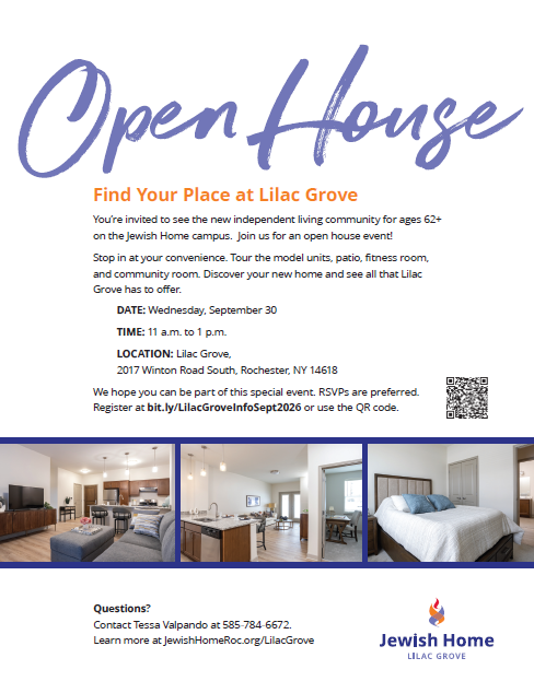 Jewish Home Lilac Grove Open House