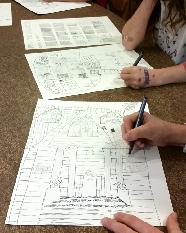 After School Art Experience: Architectural Drawing in Pen & Ink