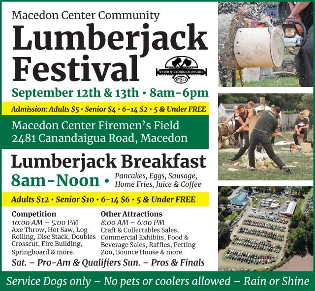 Macedon Center Community Lumberjack Festival